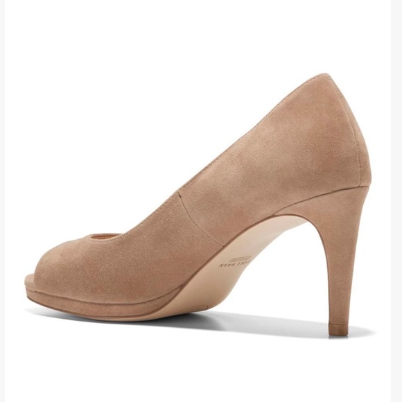 Cole Haan Drado platform pump peep toe size 10 - Picture 4 of 4
